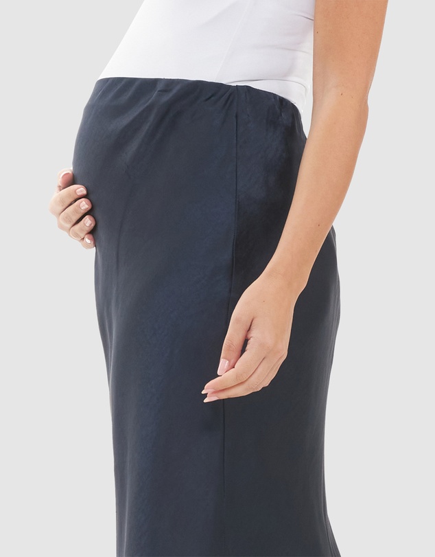 Ripe Maternity - Lexie Satin Skirt