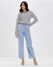 KAJA Clothing - Stripe Slim Vance Top