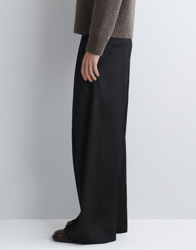 COS - Pleated Wool Relaxed-Fit Wide-Leg Trousers
