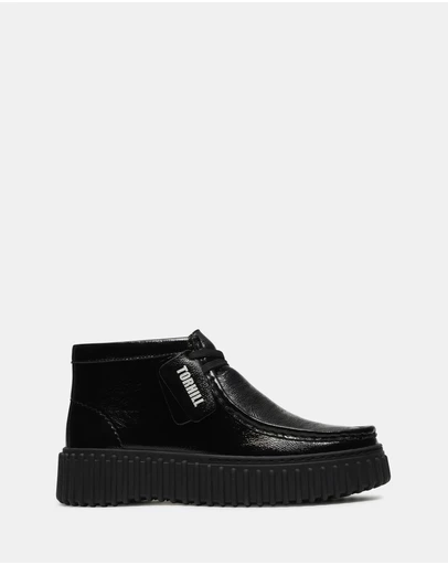 Clarks - Torhill Moss Black Metallic