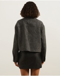 Atmos&Here - Iris Wool Blend Bomber