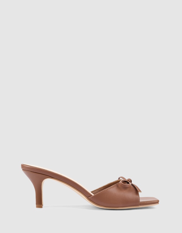 Verali - Tay Kitten Heel Mules