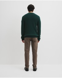 Country Road - Long Sleeve Cotton Crew Neck Knit