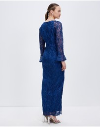 Pink Ruby - Amorata Split Hem Maxi Dress