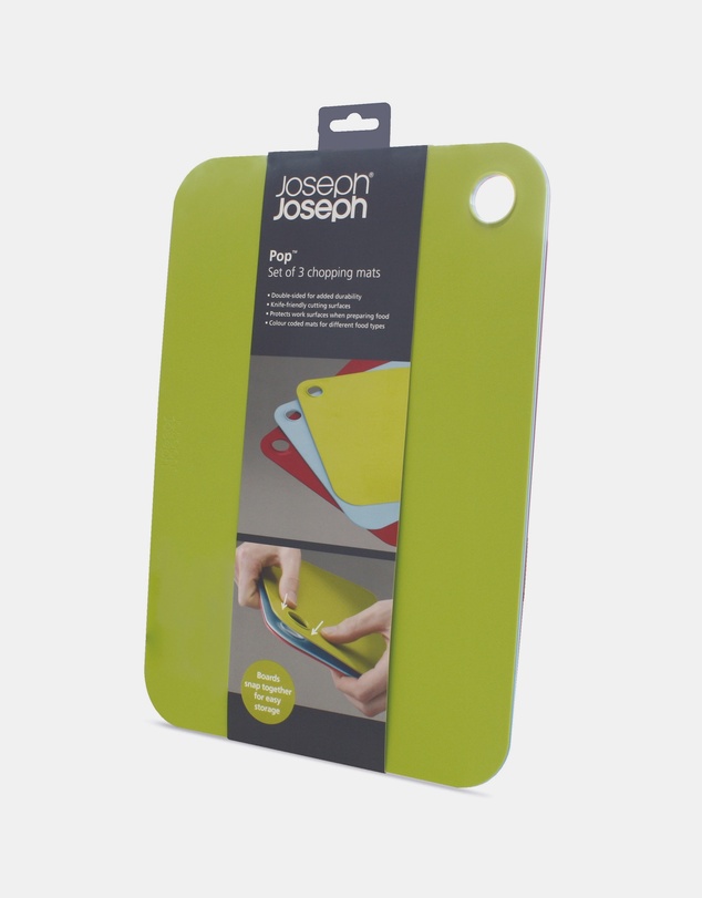 Joseph Joseph - Pop™ 3-piece Chopping Mat Set (Multicolour)