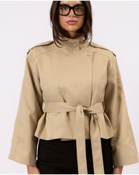 Style Addict - Cropped Trench