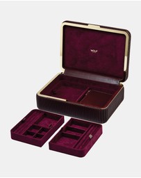 Wolf - Wolf Bella Medium Jewellery Box Bordeaux