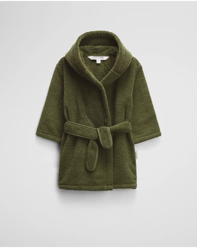 Country Road - Mara Australian Cotton Kids Hooded Robe