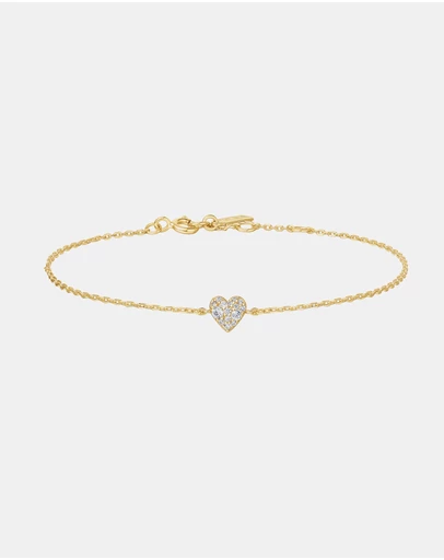 Ania Haie - Gold Sweetheart Pave Bracelet