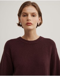 Witchery - Longline Crew Neck Knit
