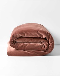 Aura Home - Luxury Velvet Quilt Cover