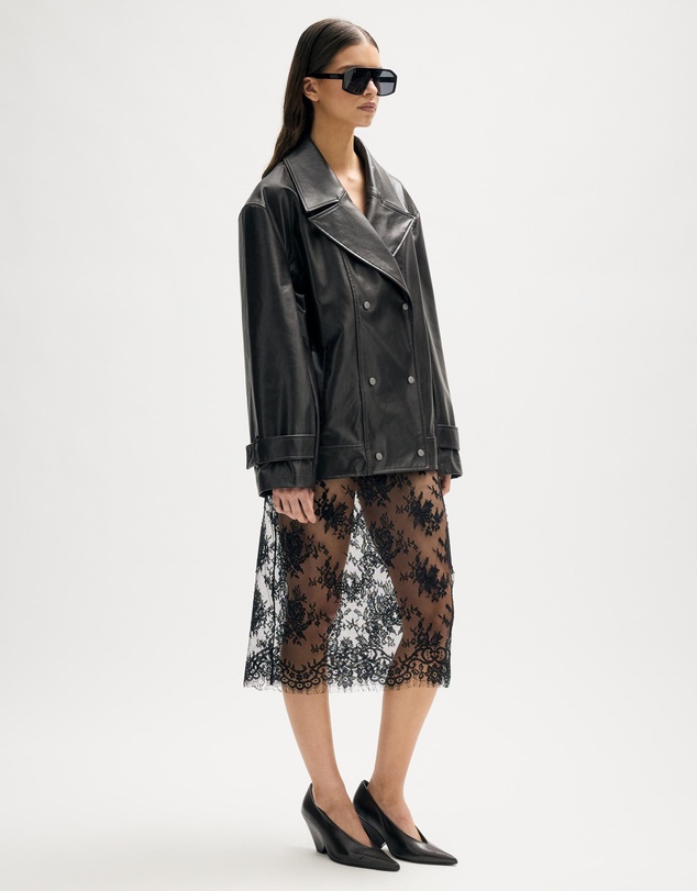 Minima Esenciales - Aisla Lace Midi Skirt
