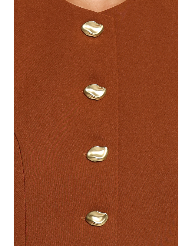 Petal & Pup - Hanson Mini Dress - Chocolate Brown