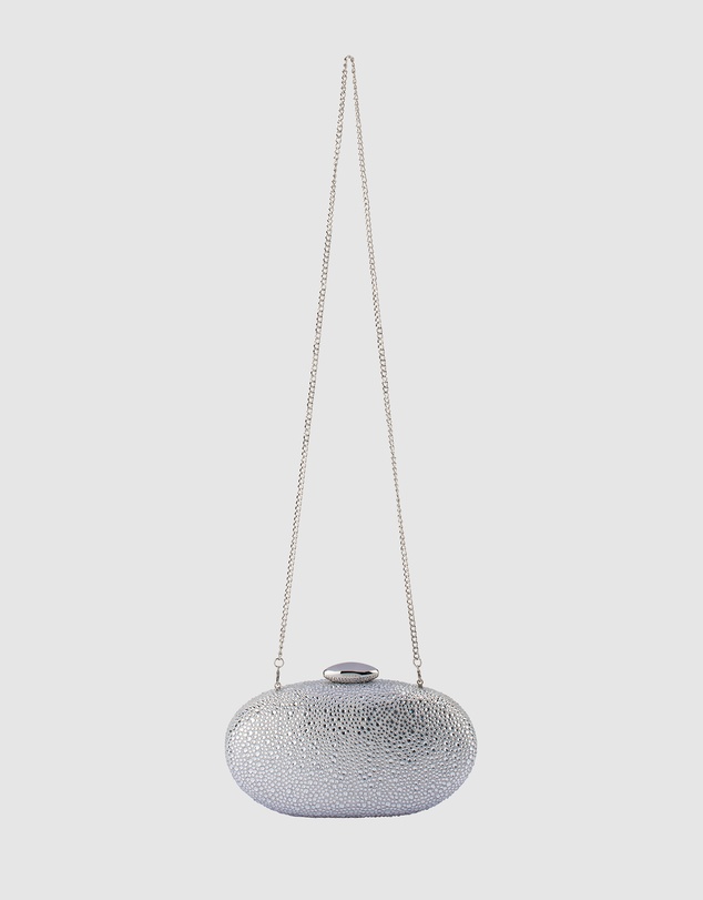 Olga Berg - Meyer Crystal Oval Clutch