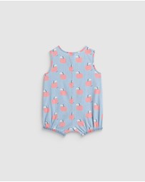 Seed Heritage - Chambray Apple Romper