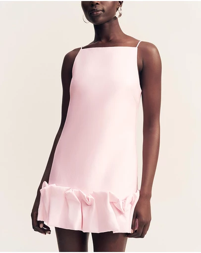 Shona Joy - Otis Bubble Hem Mini Dress