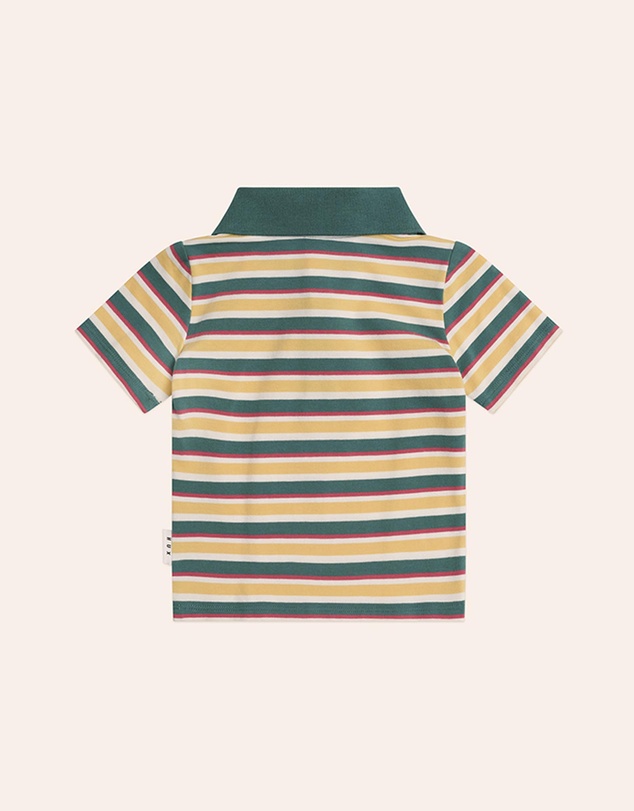 Huxbaby - Hux Stripe Polo Tee - Babies-Kids