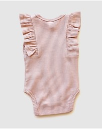 WITH LOVE FOR KIDS - Shimmy Wide Rib Tank Onesie - Babies