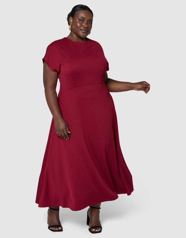 Pink Dusk by Curve Project - Surrender Midi Dress