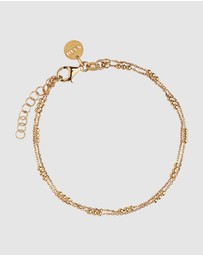 Najo - Halcyon Yellow Gold Bracelet (18.5cm+ext)