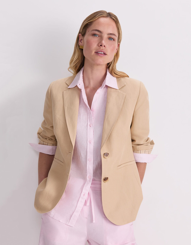 Sportscraft - Sloane Textured Linen Blazer