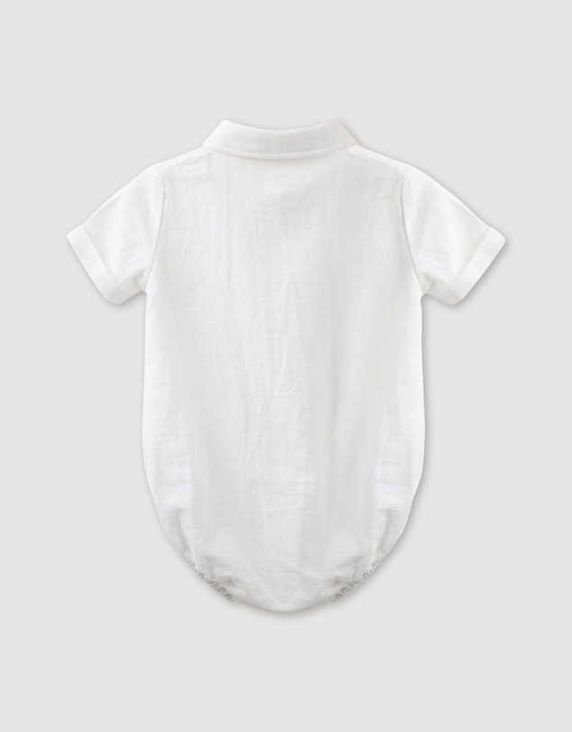 Designer Kidz - Archie S/S Button Romper