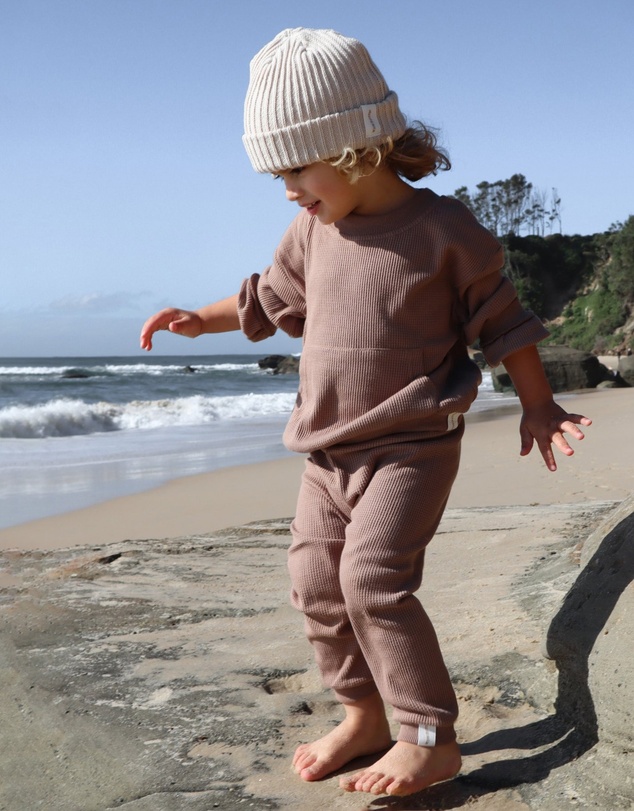 All Fenix - Mini Waffle Pants - Babies-Kids