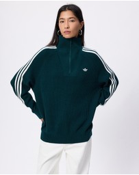adidas Originals - Funnel Neck Quarter Zip Sweatshirt