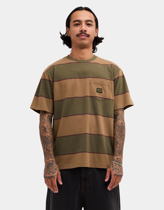 RVCA - Mens Dayshift Stripe T-Shirt
