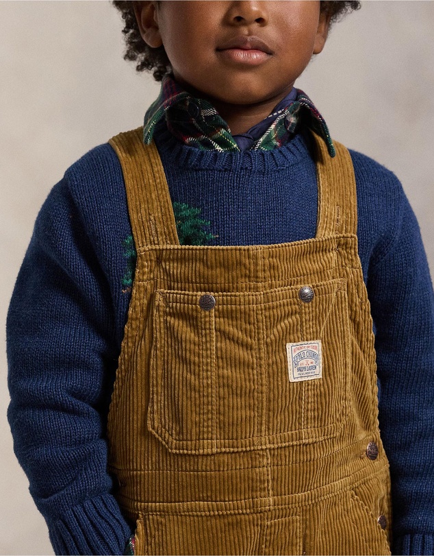 Polo Ralph Lauren - Cotton Corduroy Overalls - ICONIC EXCLUSIVE - Kids