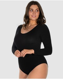 B Free Intimate Apparel - Long Sleeve Bamboo Bodysuit
