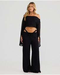 Vacay Swimwear - Bella Pant Black