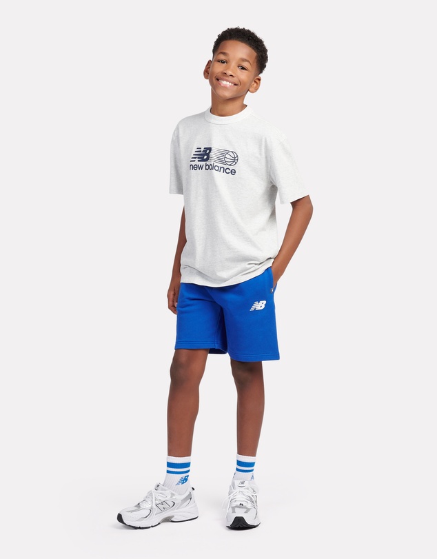 New Balance - Circular Logo Graphic French Terry Short