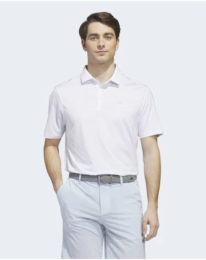 adidas Performance - PERFORMANCE TWO-COLOR STRIPE POLO SHIRT Mens