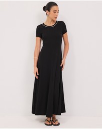 Calli - Taylor Rib Tee Midi Dress