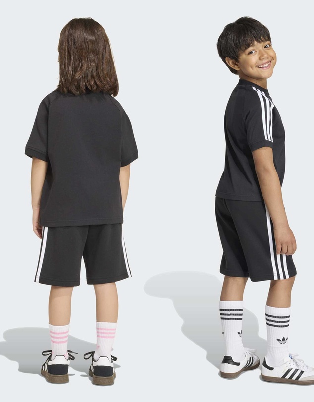 adidas Originals - 3 STRIPE SHORT TEE SET Kids