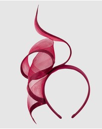 Fillies Collection - Bespoke Burgundy Racing Fascinator