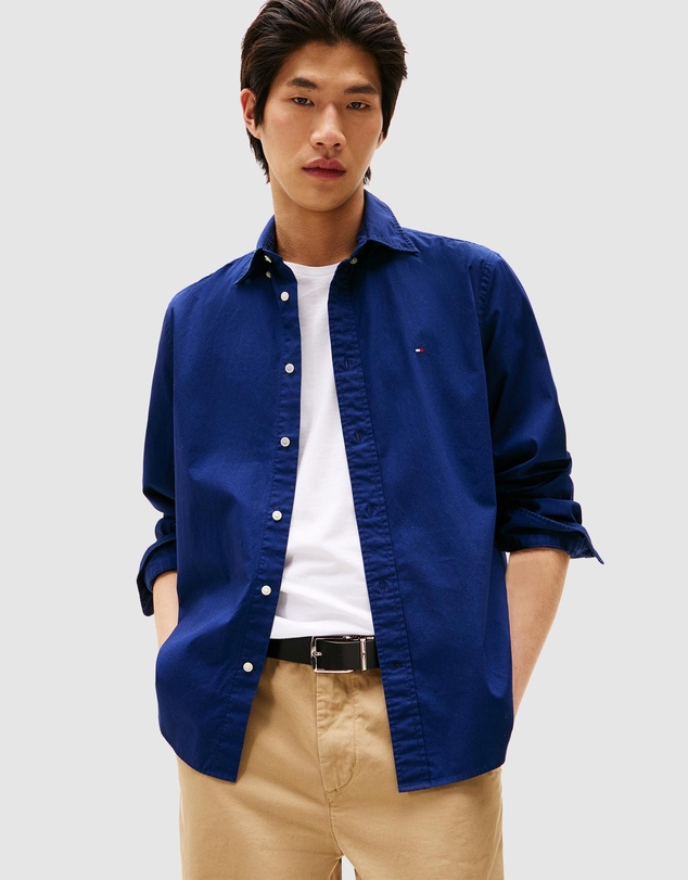 Tommy Hilfiger - TH Flex Regular Fit Poplin Shirt