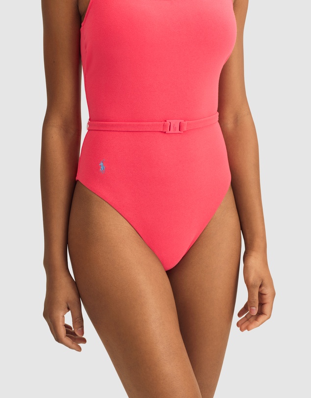 Polo Ralph Lauren - Terry Kennedy Belted Low Back Swimsuit