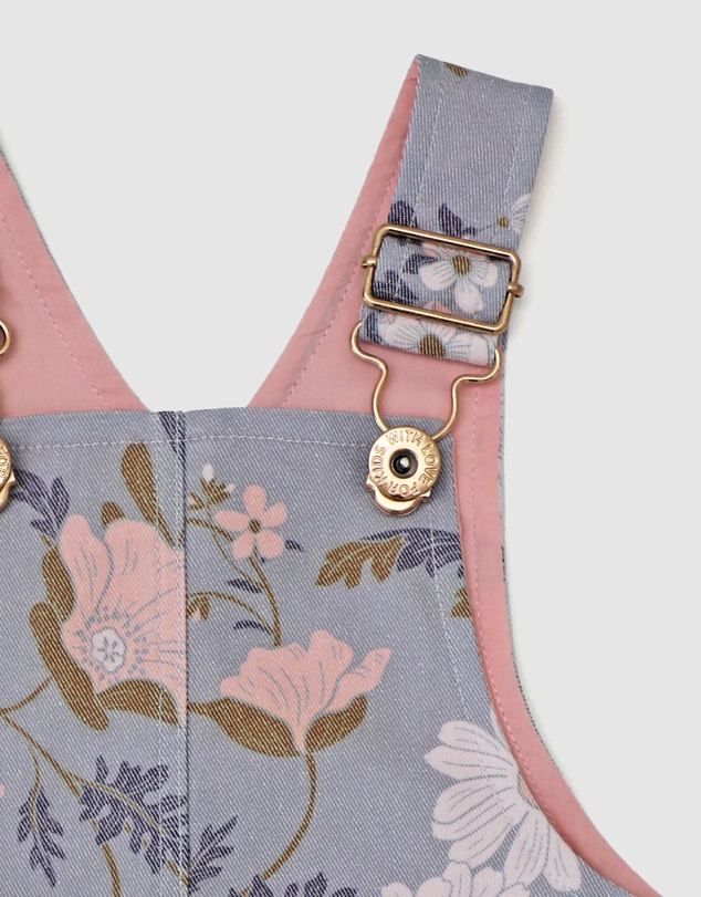 WITH LOVE FOR KIDS - Hazel Denim Pinafore Dress - Babies - Kids