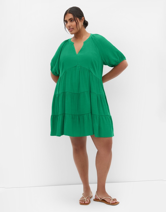 City Chic - Kara Tiered Mini Dress