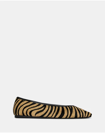 ARKET - Pony Hair-Effect Ballerinas