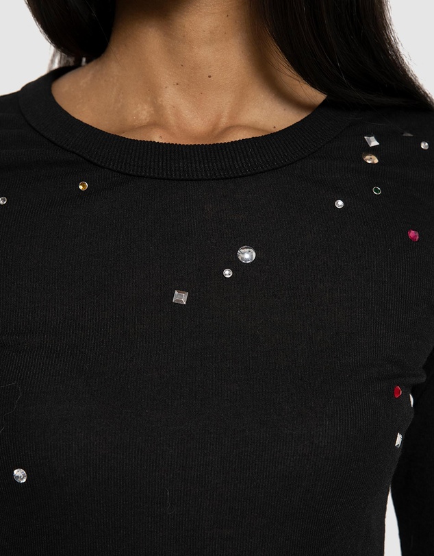 Jaded London - Sheer Stud Mist Top