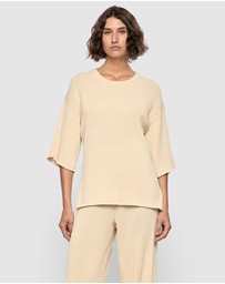 Staple the Label - Harper Ribbed Knit Top