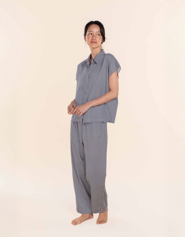 Gingerlilly - Marlie Diamond Print Cotton PJ