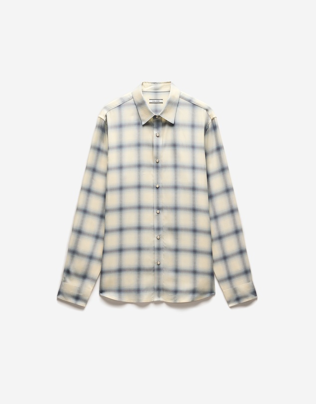 Calibre - Tailored Check Long Sleeve Shirt Bone