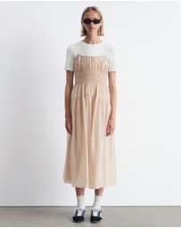 & Other Stories - Ruched Midi Dress