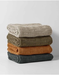 Aura Home - Basket Weave Throw