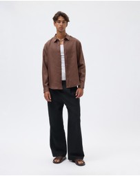 AERE - Euro Resort Linen LS Shirt