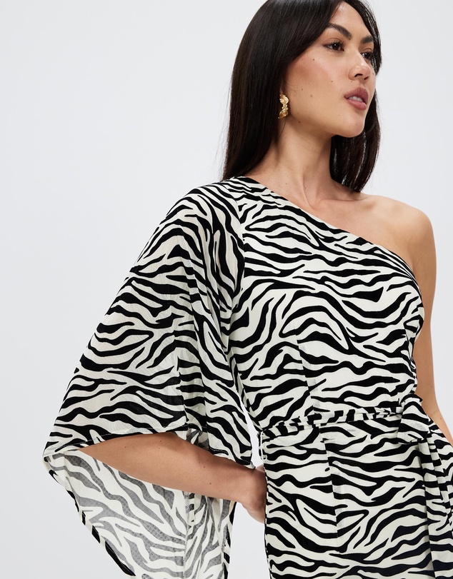 Honey and Beau - Wild Jungle One Shoulder